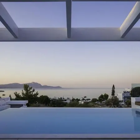 Elite Rhodes White 3 Bedrooms Private Pool Sea View Villa